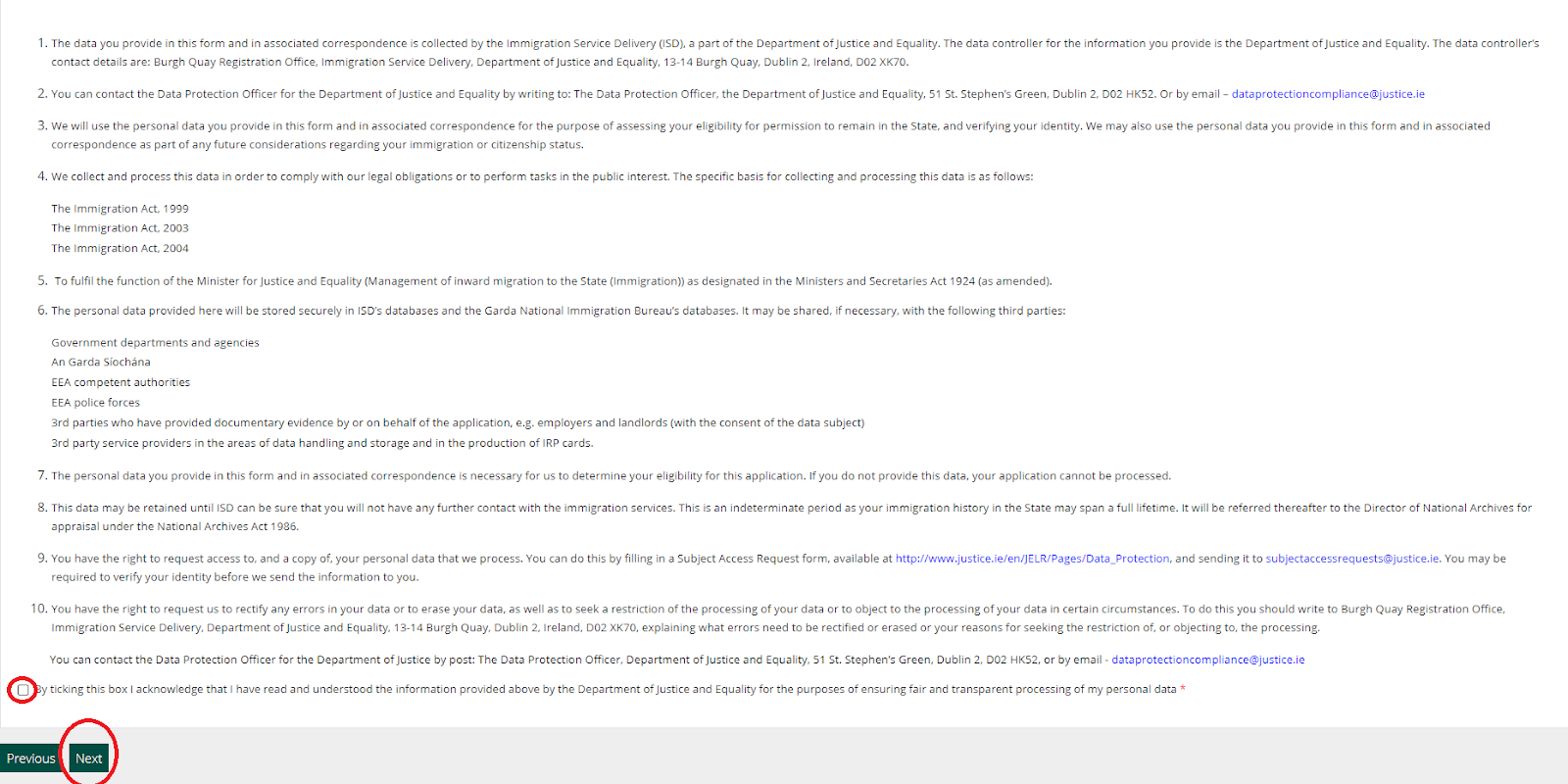 INIS further confirmation